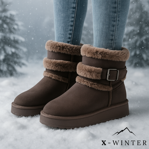 NEW Thick Soled Plush Mid-calf Snow Boots