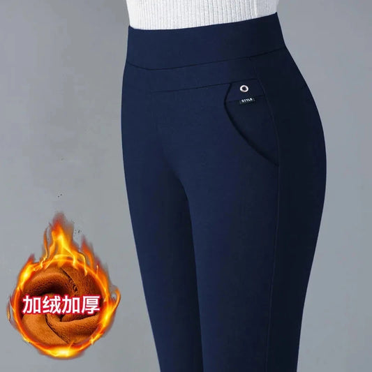 NEW Autumn / Winter High Waist Straight Casual Trousers
