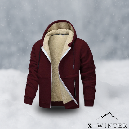 X-WINTER | Lambswool Zip Hoodie