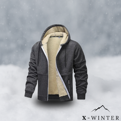 X-WINTER | Lambswool Zip Hoodie