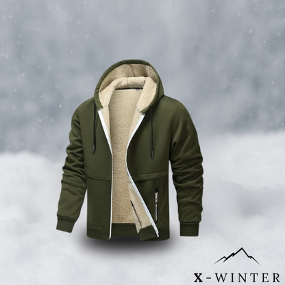 X-WINTER | Lambswool Zip Hoodie