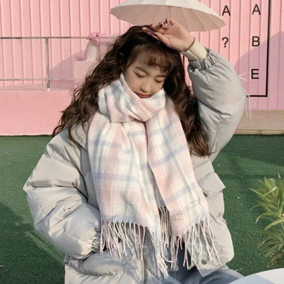 X-WINTER | Cozy Plaid Scarf