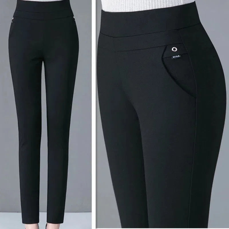 NEW Autumn / Winter High Waist Straight Casual Trousers