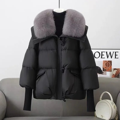 X-WINTER | Short Down Fur Parka