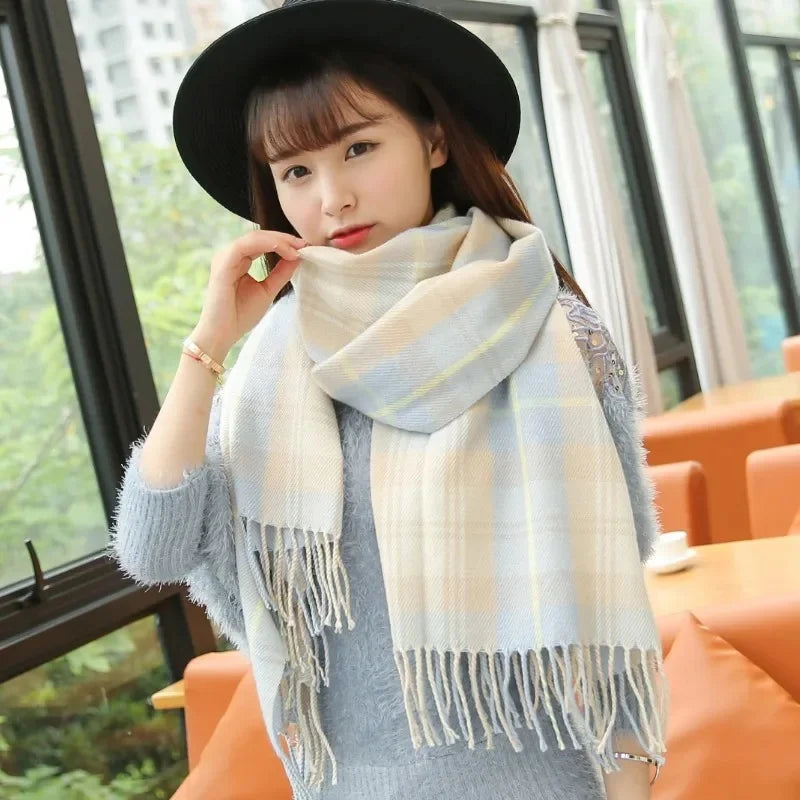 X-WINTER | Cozy Plaid Scarf
