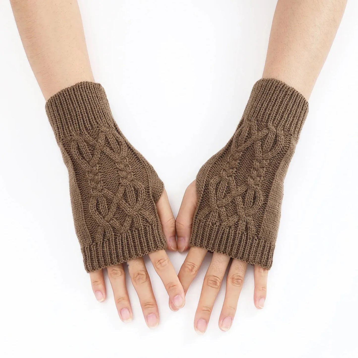 X-WINTER | Wool-Knit Arm Gloves