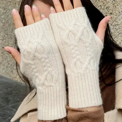 X-WINTER | Wool-Knit Arm Gloves