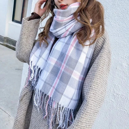 X-WINTER | Cozy Plaid Scarf