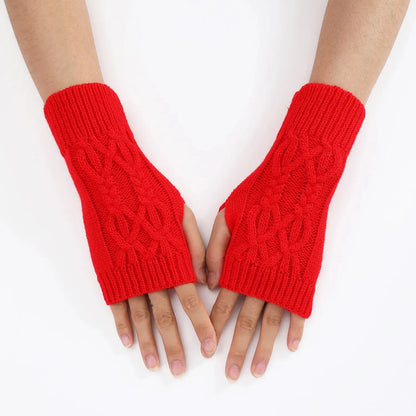 X-WINTER | Wool-Knit Arm Gloves