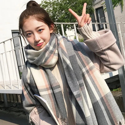 X-WINTER | Cozy Plaid Scarf