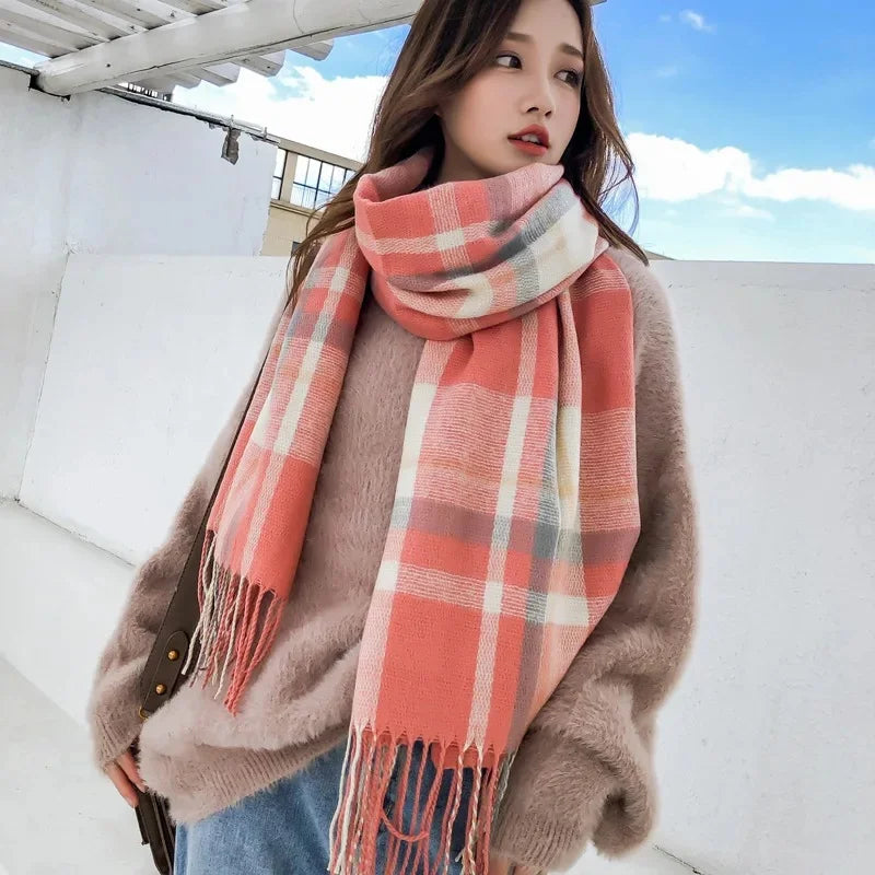 X-WINTER | Cozy Plaid Scarf