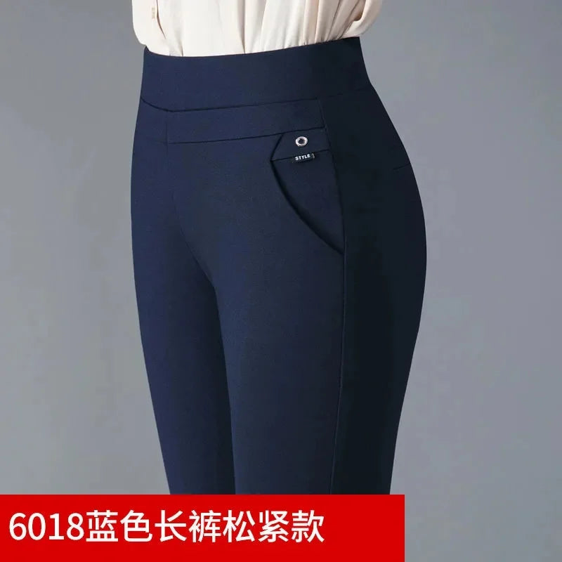 NEW Autumn / Winter High Waist Straight Casual Trousers