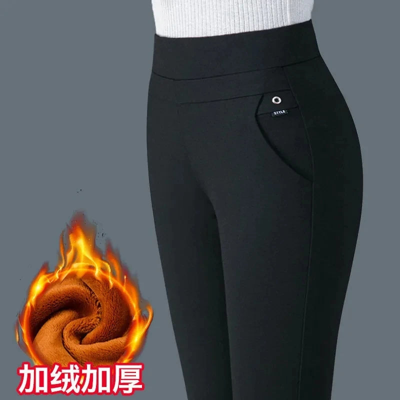 NEW Autumn / Winter High Waist Straight Casual Trousers