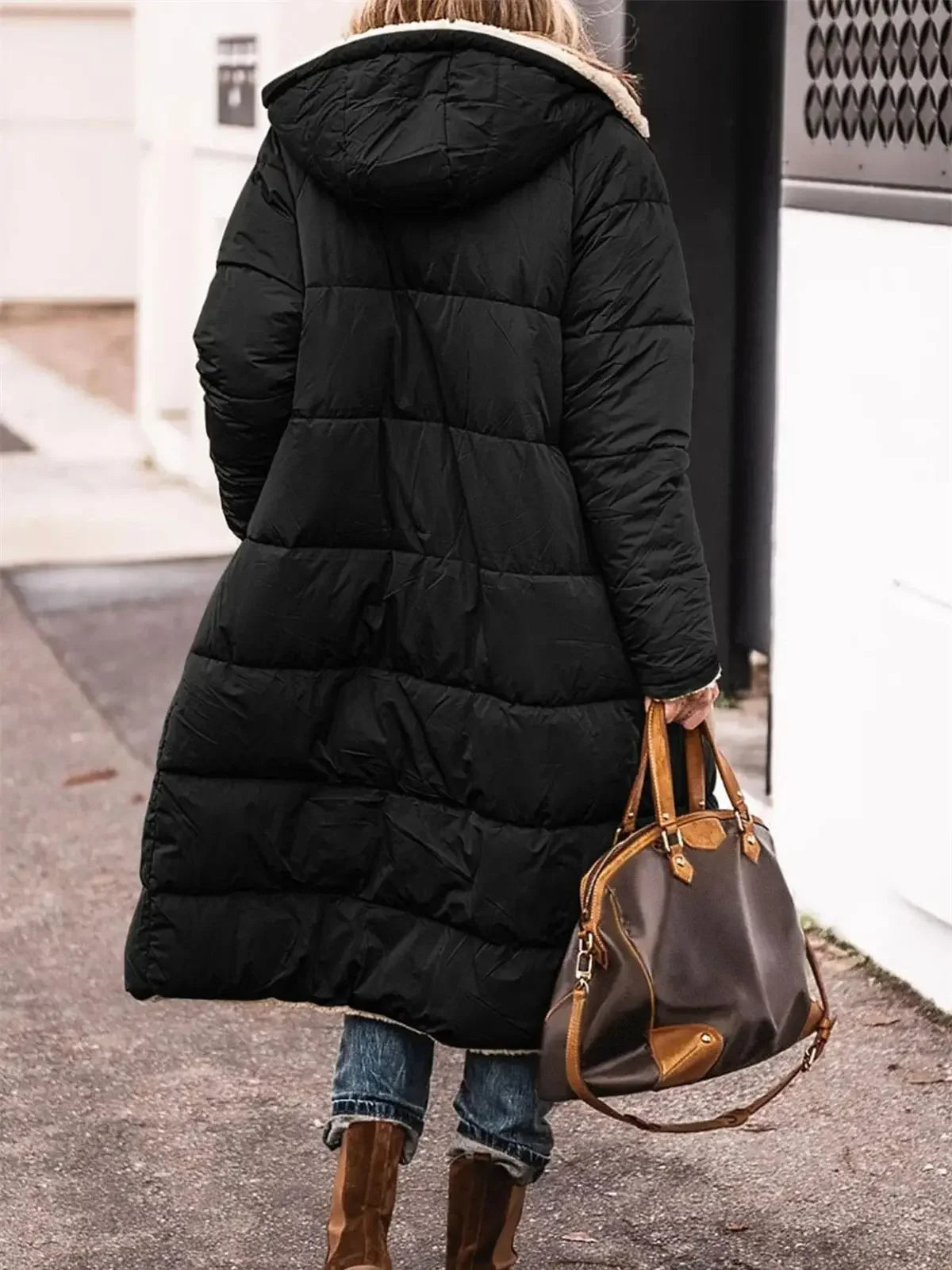 X-WINTER | Velvet Long Puffer