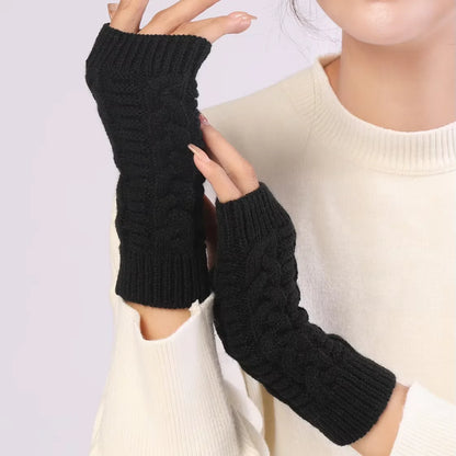 X-WINTER | Wool-Knit Arm Gloves