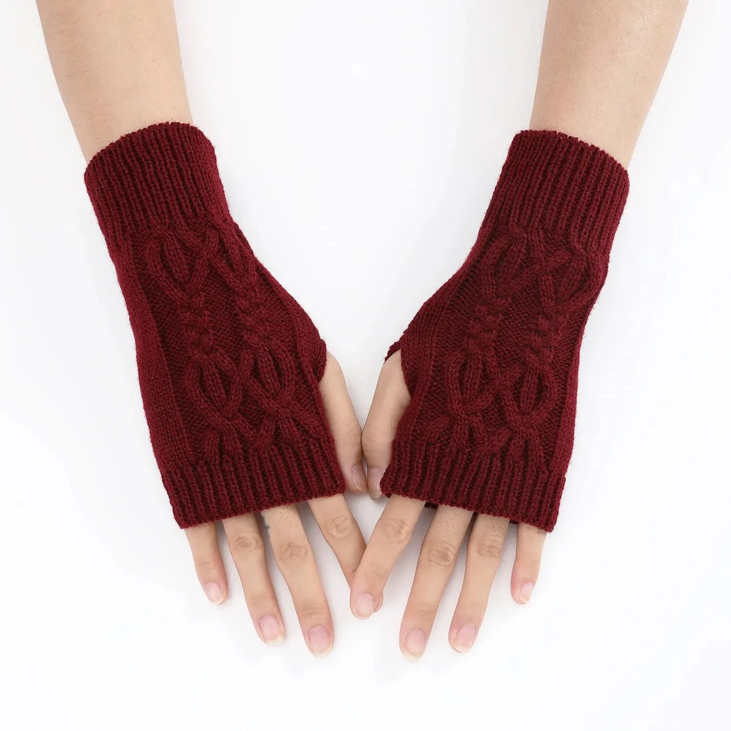 X-WINTER | Wool-Knit Arm Gloves