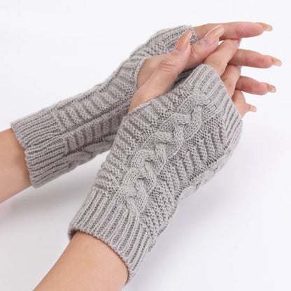 X-WINTER | Wool-Knit Arm Gloves