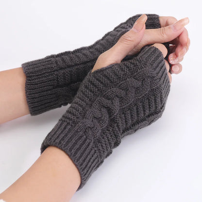 X-WINTER | Wool-Knit Arm Gloves