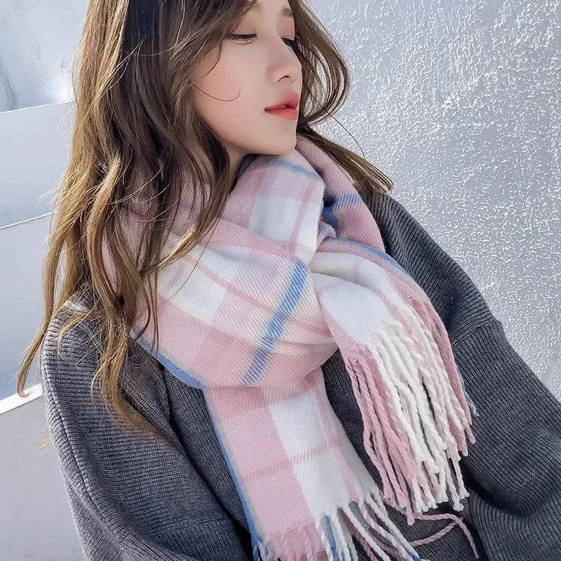 X-WINTER | Cozy Plaid Scarf