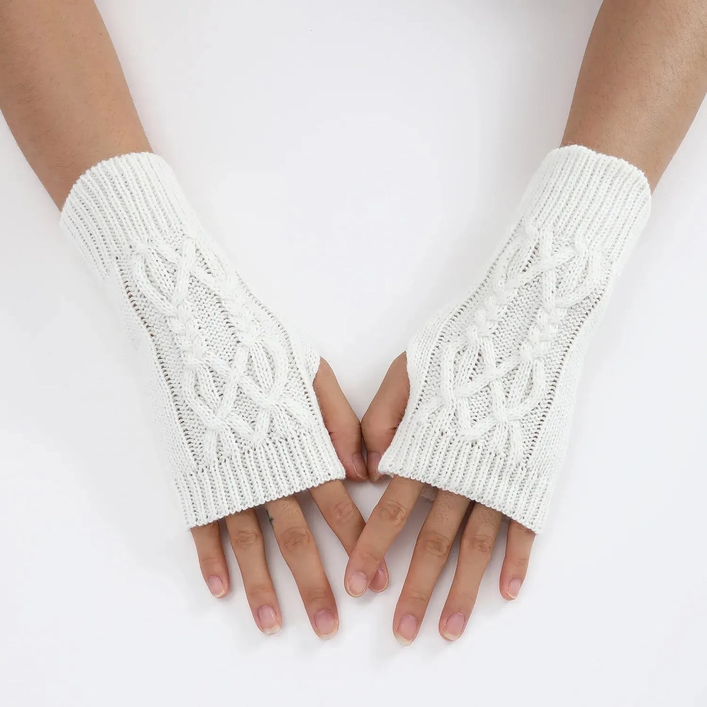 X-WINTER | Wool-Knit Arm Gloves